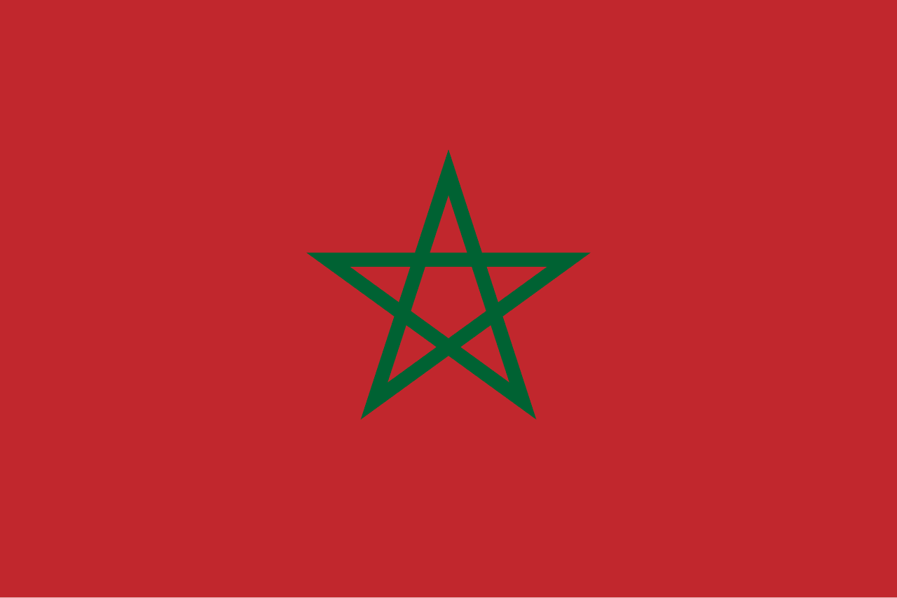 MOROCCO - geography illustration