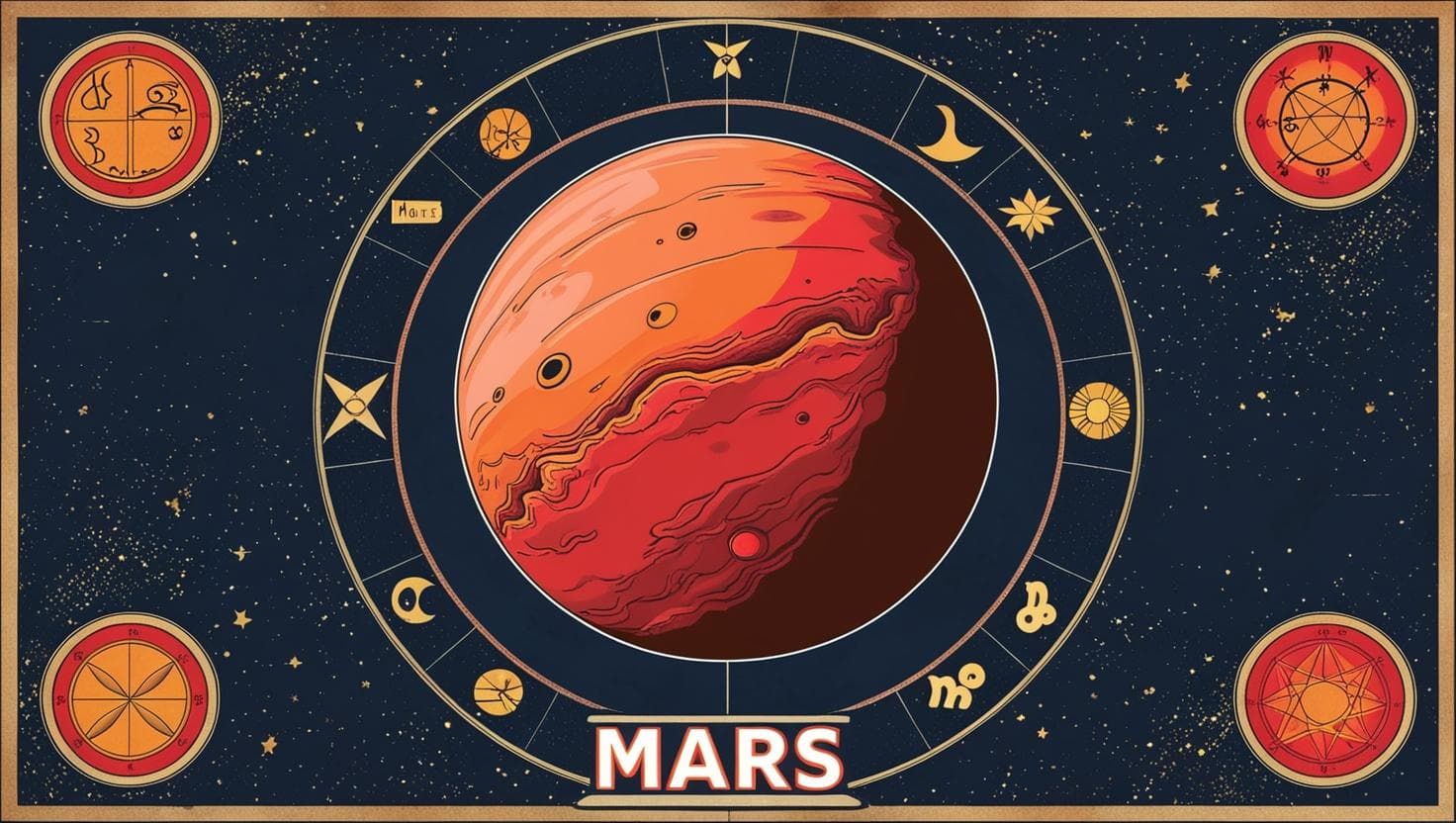 Hearts Align Under Saturn's Soft Light illustration