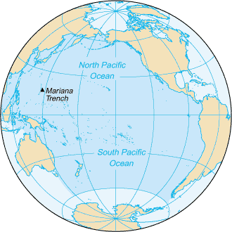 Pacific Ocean - geography illustration