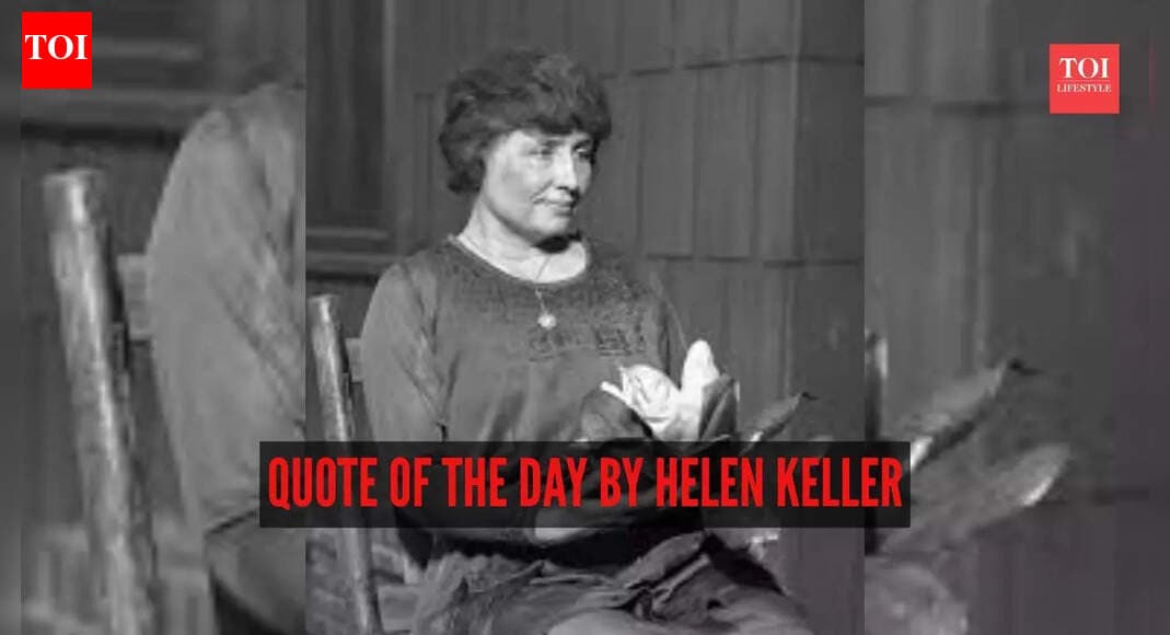 Helen Keller Quote illustration