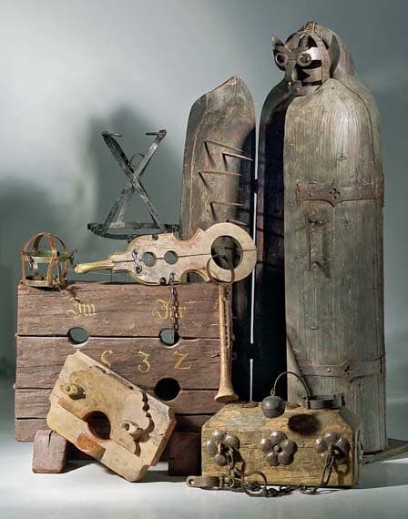 Iron maidens were medieval torture devices illustration