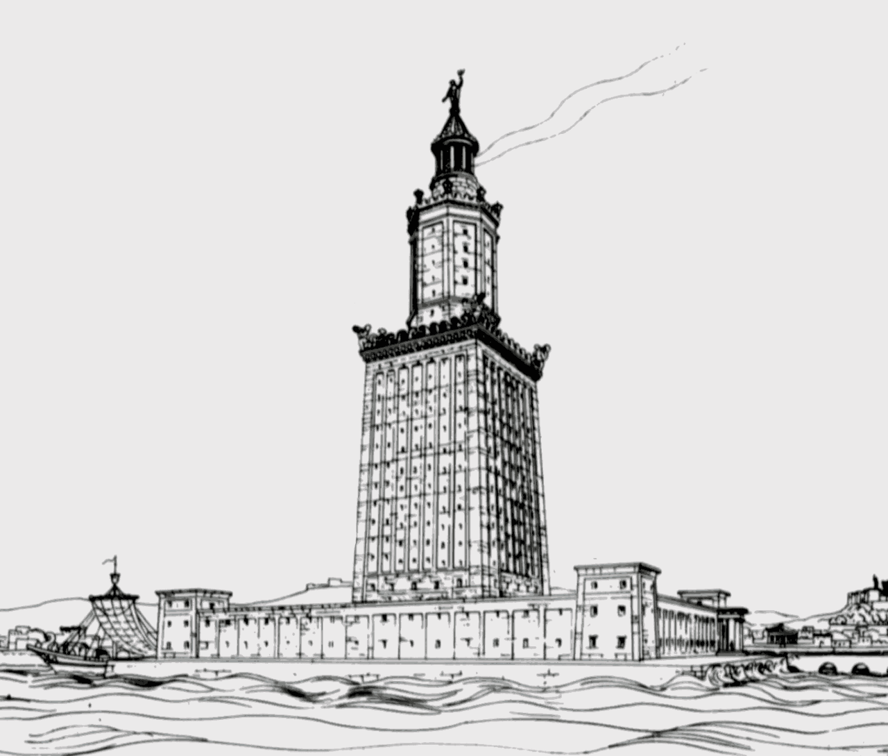 The Lighthouse - history illustration