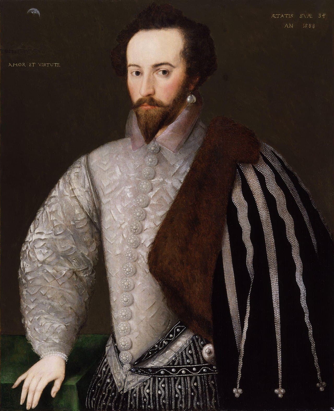 SIR WALTER RALEIGH - people illustration