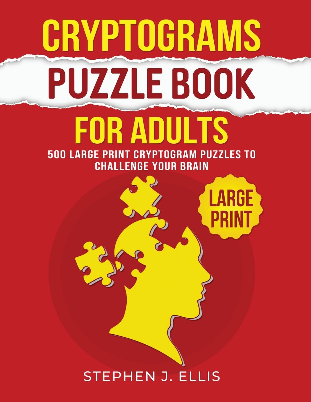 Cryptograms Puzzle Book: 500 Large Print - recommended cryptogram book